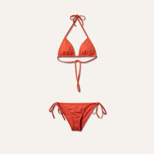 Tie-Side Bikini Coral - Bikini_Woman - KAMPOS