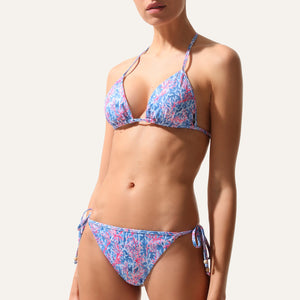 Tie-Side Bikini Coral Red - Bikini_Woman - KAMPOS