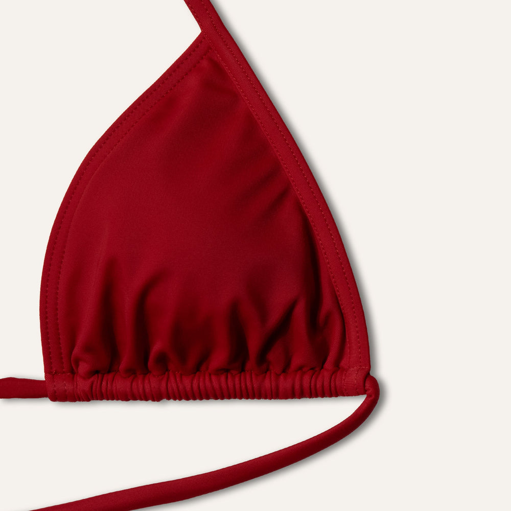 Tie-Side Bikini Red -