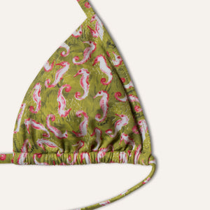 Tie-Side Bikini Seahorse Lime - Bikini_Woman - KAMPOS