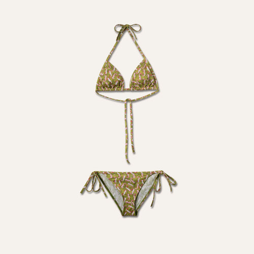 Tie-Side Bikini Seahorse Lime - Bikini_Woman - KAMPOS