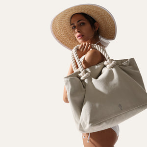 Tote Bag Sand White Large - Bag_Unisex - KAMPOS