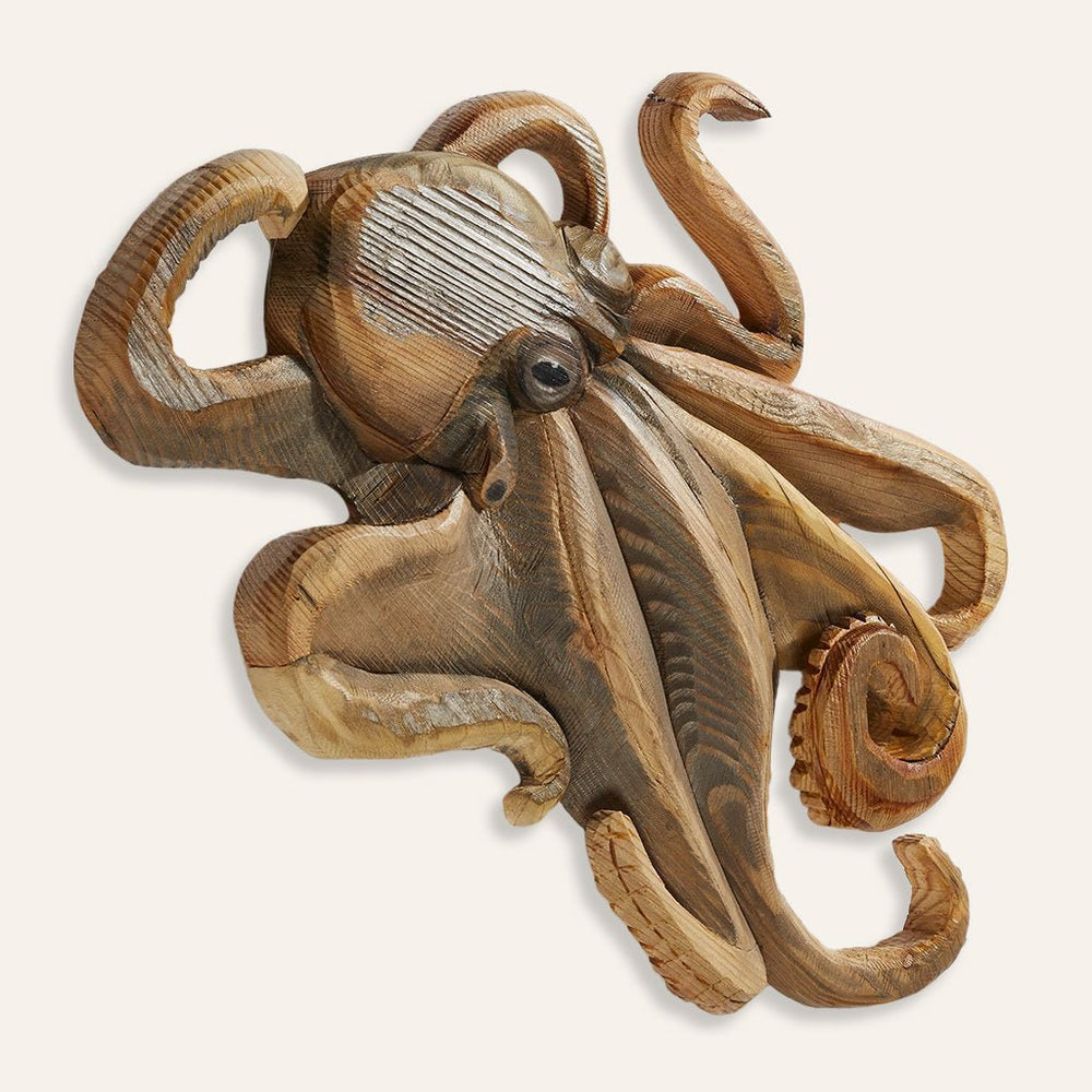 Pulpo de madera