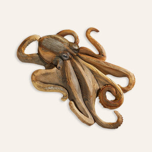 Oktopus aus Holz