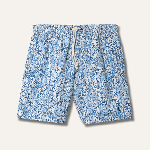 Shorts de baño largos Coral Blue