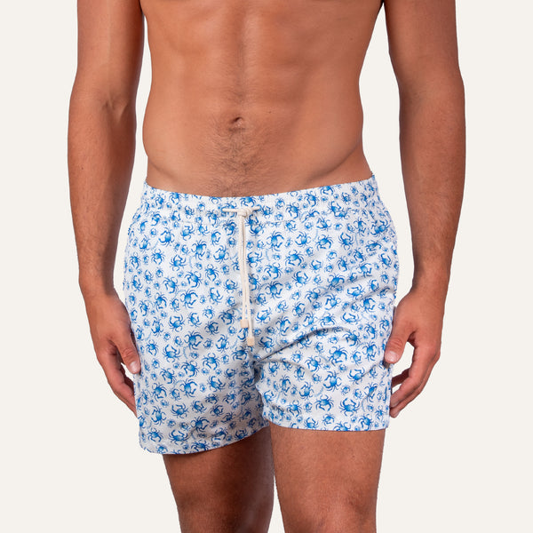 Badeshorts Craby White