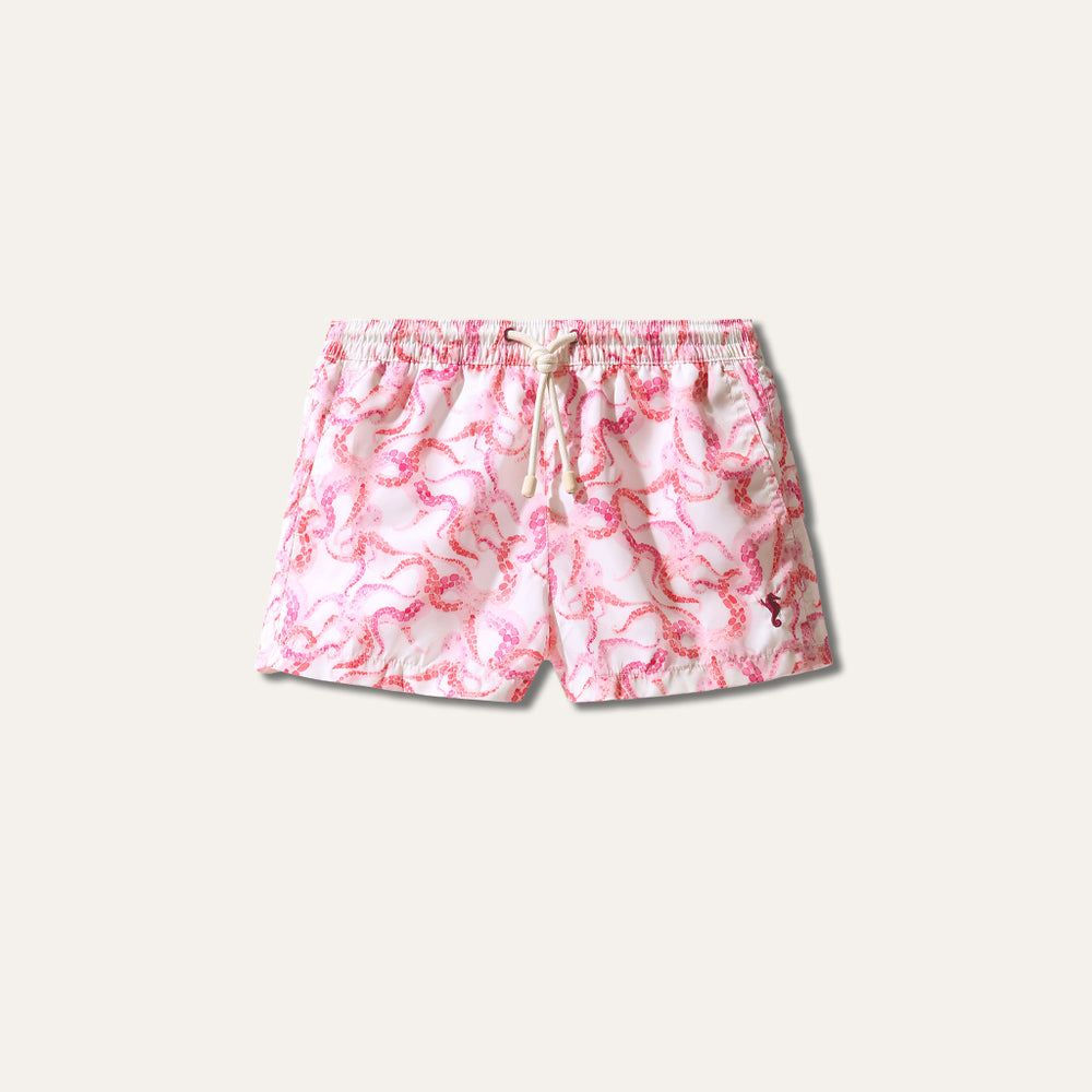 Badeshorts Octopus Pink (Kinder)