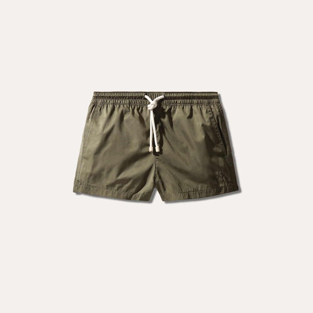 Badeshorts Oliv (Kinder)