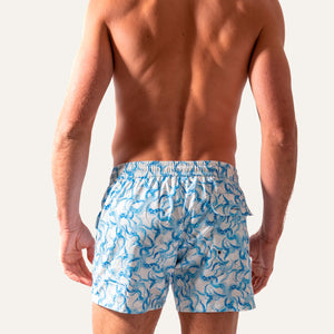 Badeshorts Octopus Navy