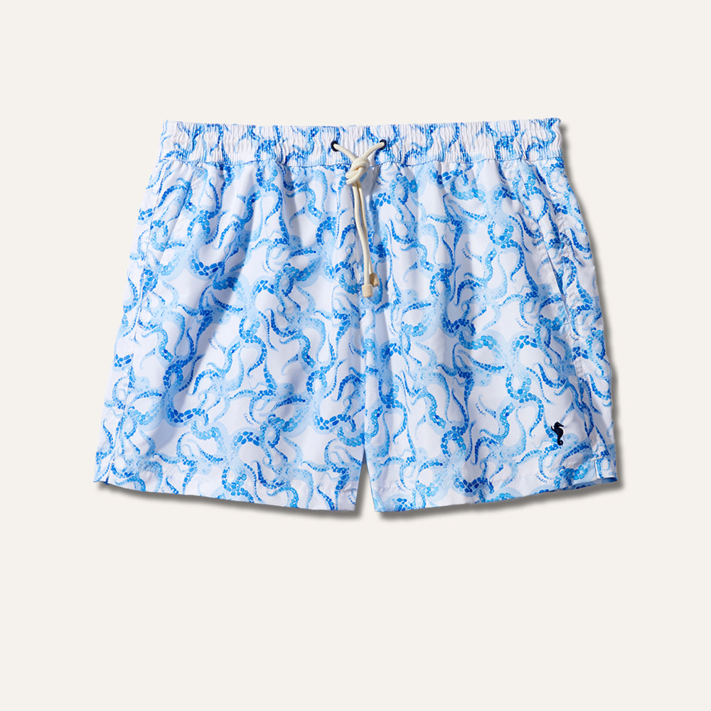 Badeshorts Octopus Navy