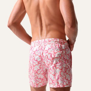 Badeshorts Octopus Pink