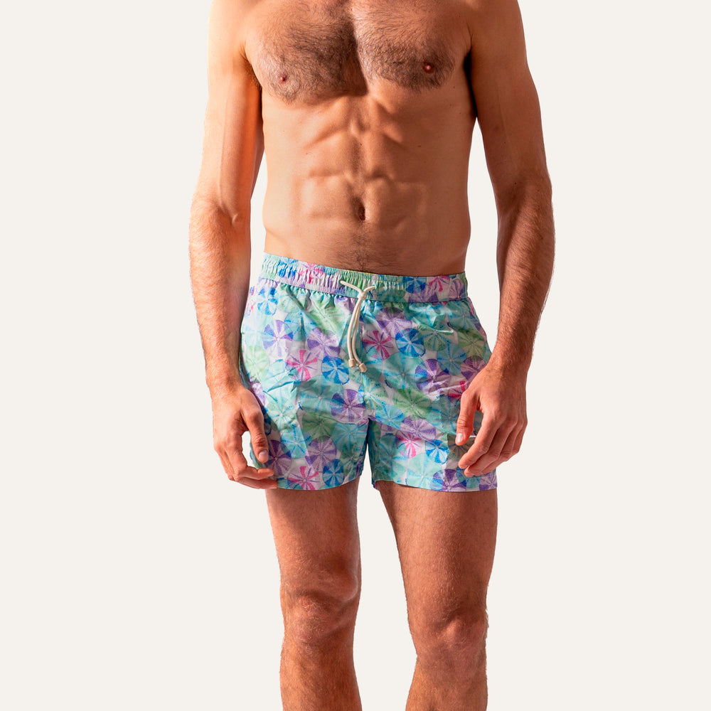 Swim Shorts Sea Urchin (Green) - Swimshorts_Man - KAMPOS