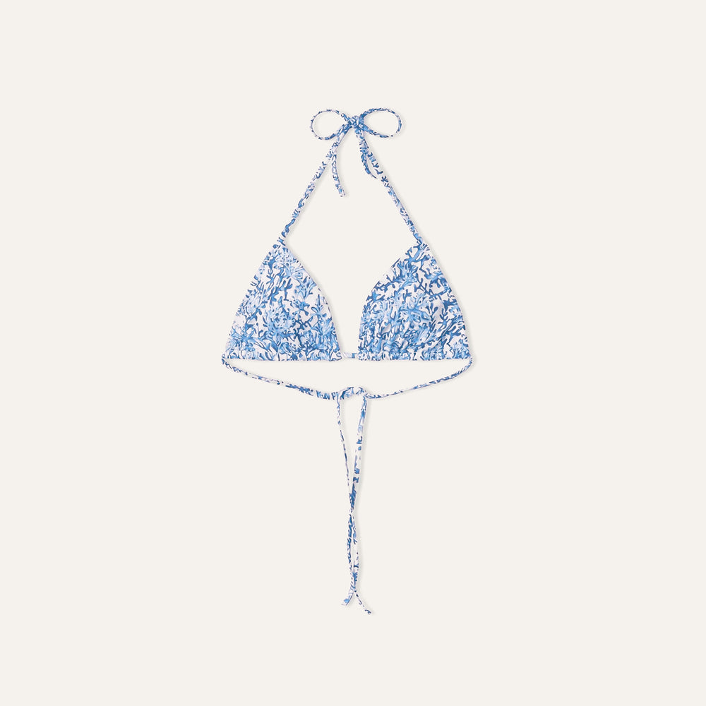 Tie-Side Top Coral Blue