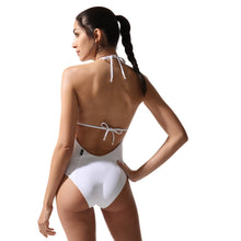 Load image into Gallery viewer, Classic One Piece Swimsuit White - Onepieceswimsuit_Woman - KAMPOS

