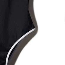 Laden Sie das Bild in den Galerie-Viewer, Olympic Style Swimsuit Squid Black (White) - Onepieceswimsuit_Woman - KAMPOS
