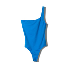 Load image into Gallery viewer, One-Shoulder One Piece Aeolian Blue - Onepieceswimsuit_Woman - KAMPOS
