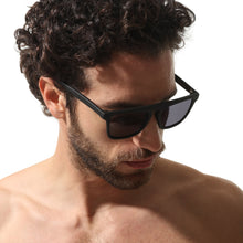 Charger l&#39;image dans la galerie, Sunglasses Square Black - Sunglasses_Man - KAMPOS
