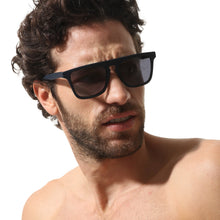 Charger l&#39;image dans la galerie, Sunglasses Square Blue - Sunglasses_Man - KAMPOS
