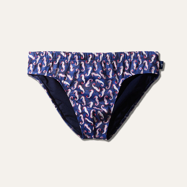 Swim Briefs Seahorse Navy - Swimbriefs_Man - KAMPOS