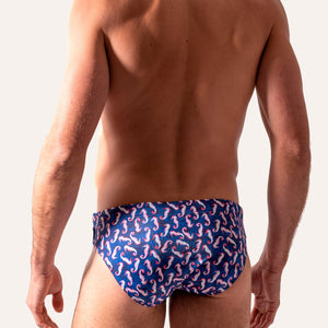 Swim Briefs Seahorse Navy - Swimbriefs_Man - KAMPOS