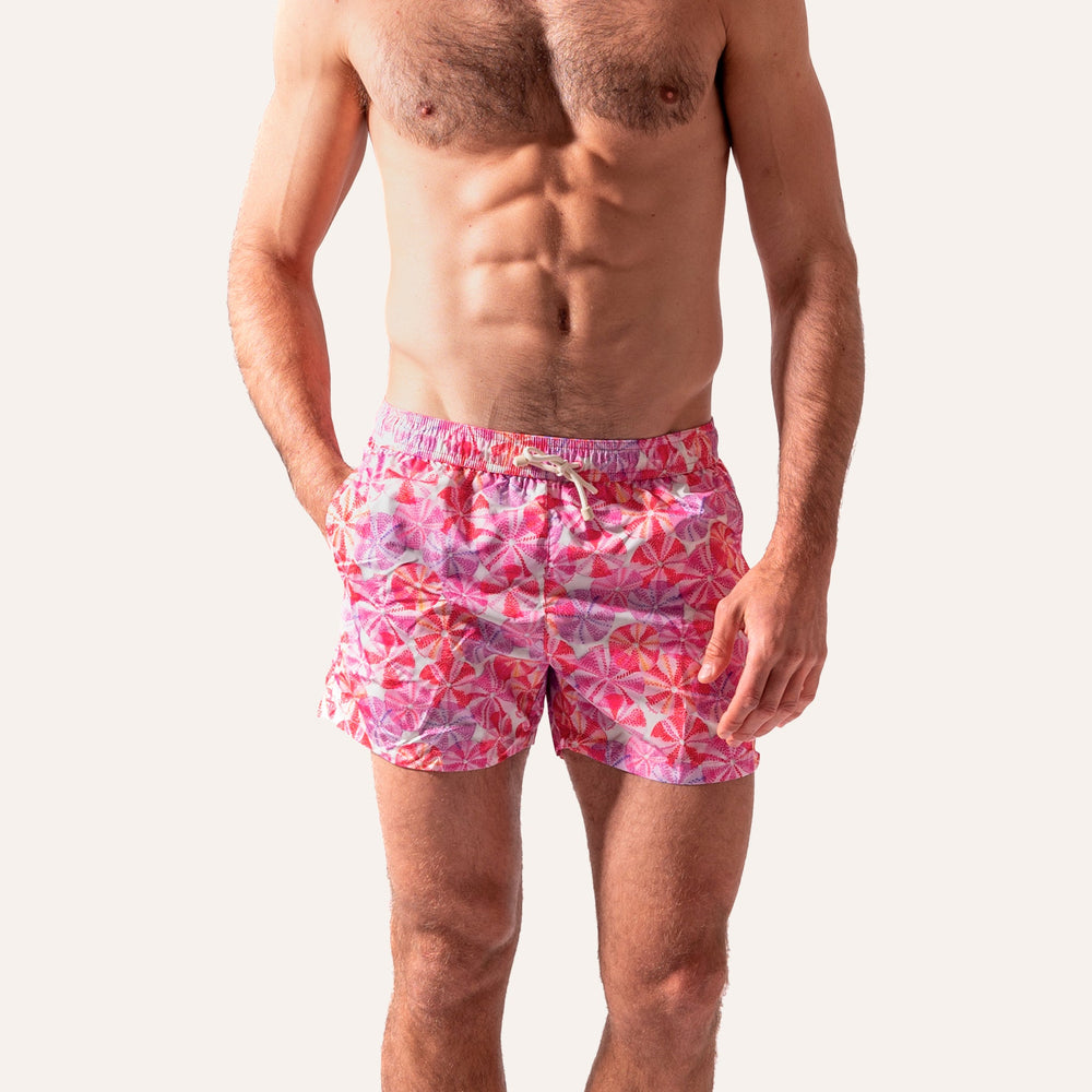 Swim Shorts Sea Urchin (Pink) - K A M P O S