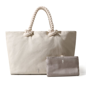 Tote Bag Sand White Large - Bag_Unisex - KAMPOS