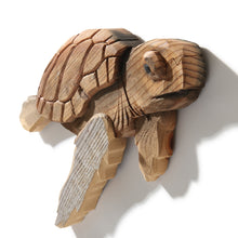 Load image into Gallery viewer, Wooden Turtle - Art - KAMPOS

